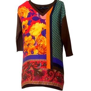 Weekend Max Mara Floral Print Silk Tunic S
